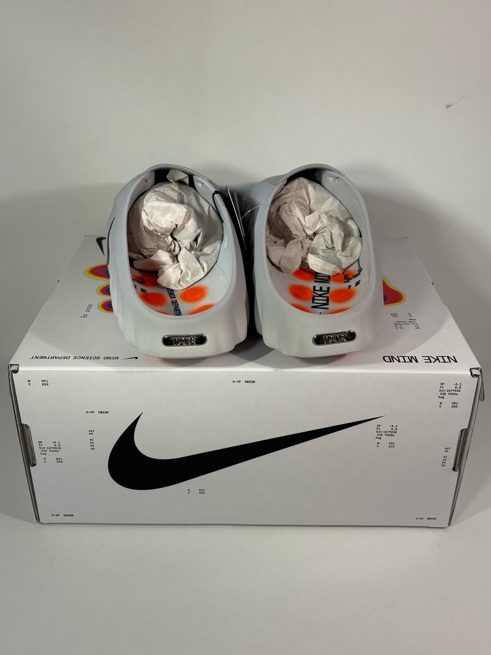 🌿 [BRAND NEW] NIKE MIND 001 SLIDE LIGHT SMOKE GREY WOMENS SHOES SIZE 8 MULES 🌿 - Picture 6 of 12